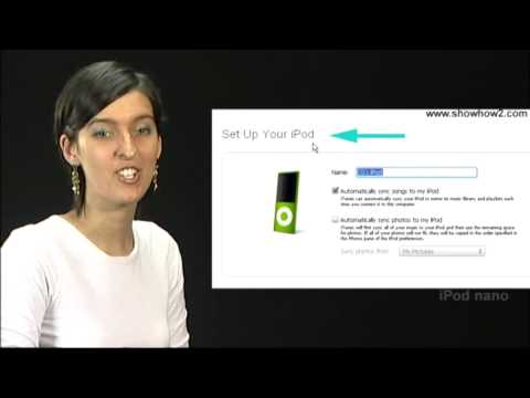 how to sync to ipod nano