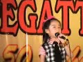got first in singing competition ... regatta 2007 ... with a song , lemon tree