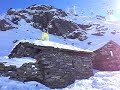 Rep Mark Snowboard Hut Roof Jump into roll Val Thorens