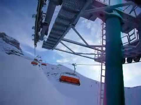 Sesselbahn Eigernordwand: Die erste Fahrt (13. Dezember 2009)