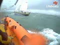 RNLI Brighton Lifeboat helps yacht in difficulty south of Brighton Marina