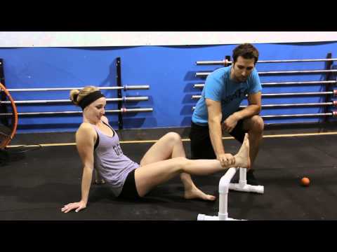 mobility - Dr. Karo takes us through a test to determine if we have flexible ankles and then teaches us how to build more flexibility there.