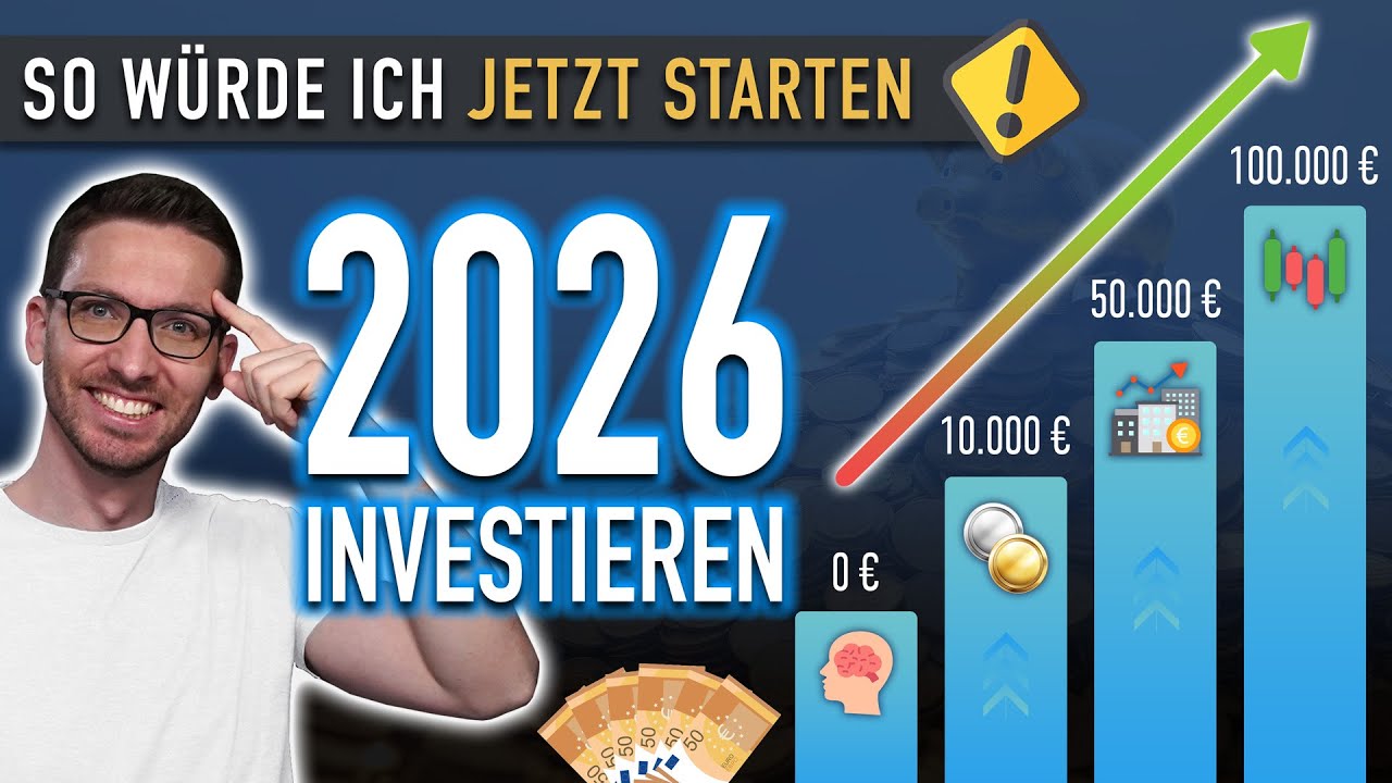Investieren 2026: So würde ich JETZT 200 € mtl. investieren 2026!