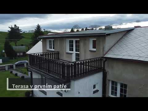 Video Rodinný dům v idylické vesničce Býkově u Krnova, dispozice 6+2, pozemek 2583 m2