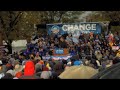 Barack Obama rallies crowd in 39 degree rain at Widener, PA one week before the election - part 8 Barack Obama rallies crowd in 39 degree rain at Widener, PA one week before the election - part 8