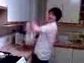 Rob Clarke Goingg Crazyy With a smoothie Maker