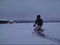 fiddy140 och atv160 i snö i Lidingby