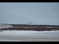 Air Creebec Beechcraft 1900 D Takeoff from Attawapiskat.