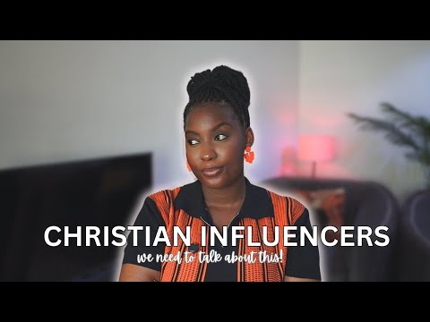 Christian Influencers, let’s address the elephant in the room.