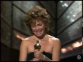 Sally Field winning an Oscar® for Places in the Heart