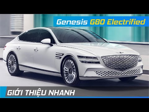 Giới thiệu Genesis G80 Electrified | Sedan hạng sang thuần điện có sạc siêu tốc | XE24h