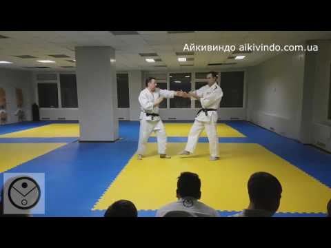 Айкивиндо. Кататэ дори гекоханми Иккё. Aikivindo Katate dori geko hanmi Ikke. Aikido Lessons. 30.01.17. Клуб Айкивиндо Исток в Харькове.