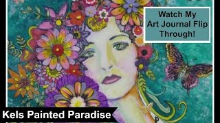 My Art Journal Flip Through | Prompts By Journal52.