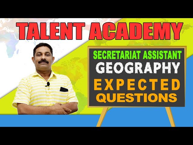 Get Full Marks for Geography with these Easy Tips Secretariat Assistant | Degree Level | PSC Exams