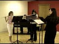 Claire De Lune on flute Claire De Lune on flute