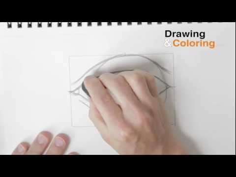 how to draw eyes step by step