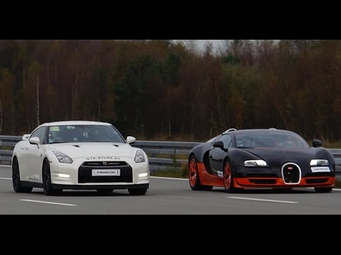 Nissan GTR Alpha 12 vs Bugatti Veyron