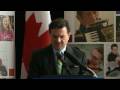 videos de Canadian Federal Government announcement of the RDSP by Minister Jim Flaherty
