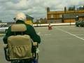 BANZAI - Old Lady Wheelchair Chicken Challenge