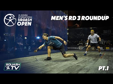 Squash: El Gouna International 2021 - Men's Rd 3 Roundup Pt.1