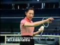 Badminton backhand tricks & techniques in forecourt by Zhao Jianhua & Xiao Jie
