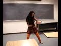 universty of lahore Dance Practice in class room