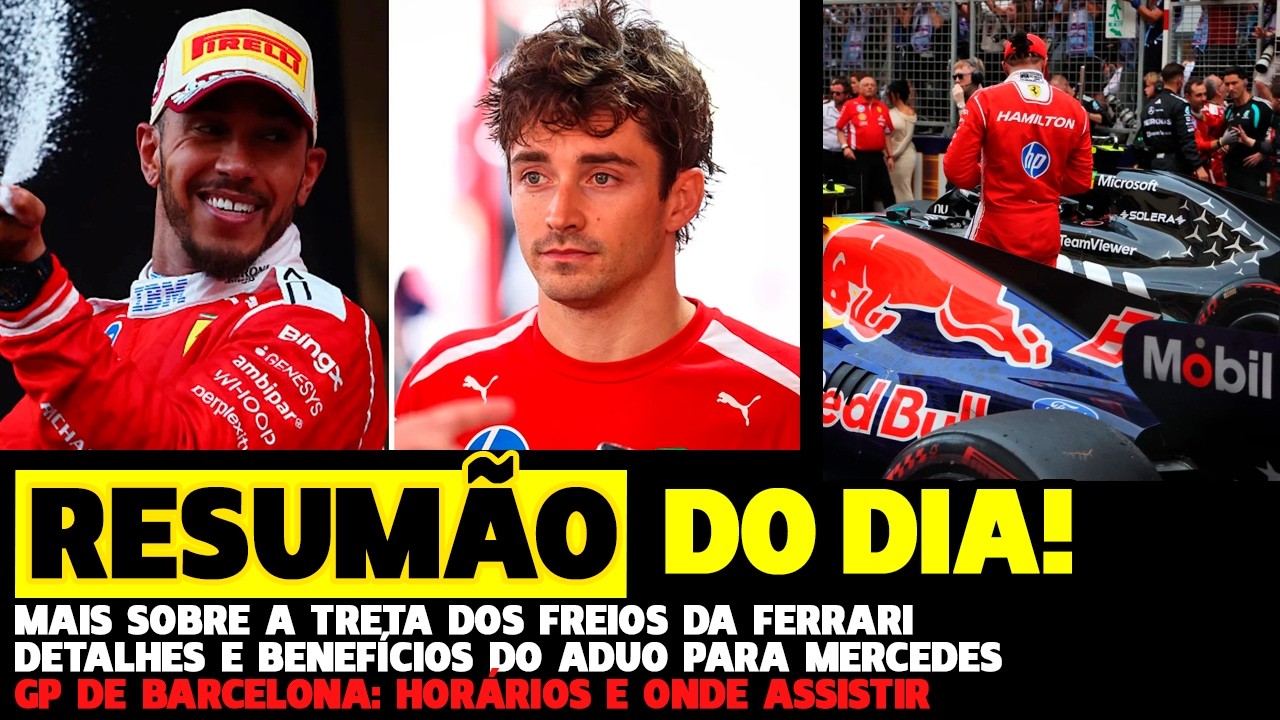 TRETA NA FERRARI, ADUO BENEFICIARÁ MERCEDES E GP DE BARCELONA: HORÁRIOS E ONDE ASSISTIR | FÓRMULA 1