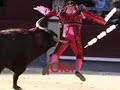 Cogida espectacular al torturador de toros Juan José Rueda, alias 
