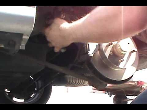 inspect & replace rear disk brakes and rotors on a Hyundai elantra