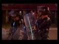 Mostar - neredi nakon utakmice Turska : Hrvatska