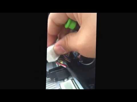 How to install AUX cable in some Mitsubishi models. (Eclipse, Endeavor, Galant). MZ360135EX cable