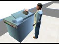 Flexsim Simulation of a Supermarket