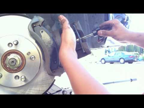 How To Install – Honda prelude replace brake pad and rotors