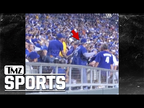 Royals Fan Punches Woman Fan After She Hits & Spits On Him