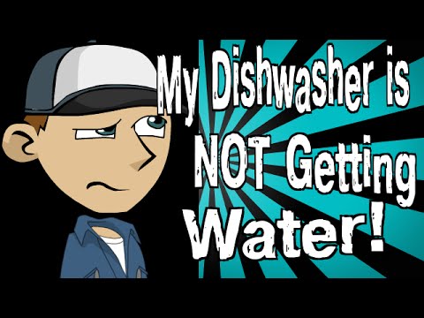 how to get water out of dishwasher