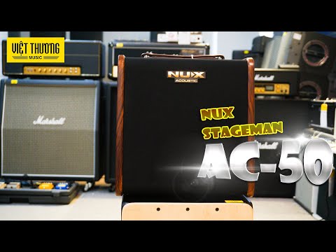 Amplifier NUX Stageman AC-50 dành cho guitar acoustic và ca hát