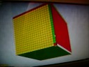 20x20x20 Rubik's Cube Solve