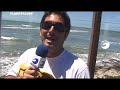 Kelly Slater Coronación 7° Título Mundial,  Anécdota mano