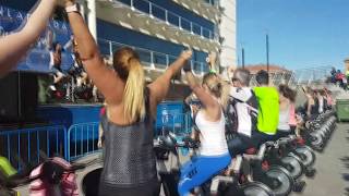 300 Bicis de ciclo indoor en la Plaza de la Constitución de Fuenlabrada