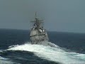 USS VELLA GULF BREAKAWAY WITH AERIAL SHOTS