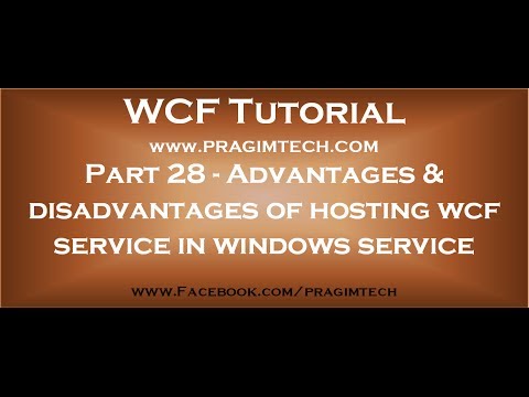 how to know if wcf service is running