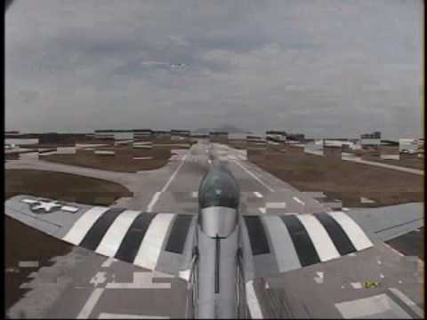 Crazy Horse P-51 Mustang Takeoff