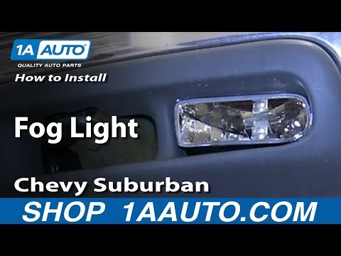 How To Install Replace Fog Light 2000-06 Chevy Suburban