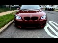 My E60 Indianapolis Red M5 w/ blacked out headlights and Orion V2 AE