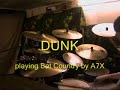 Me playin Bat Country on drums
