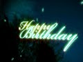 After Effects Happy Birthday graphics