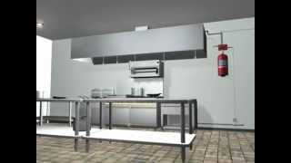 Meios Automáticos de Incêndio - Cozinhas Industriais
