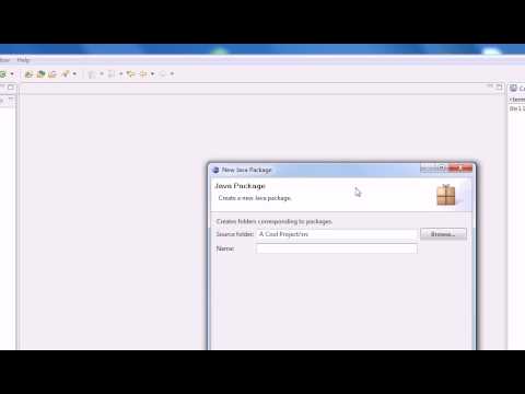 how to create java project in eclipse