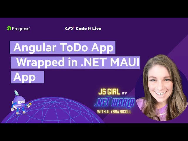 JS Girl in a .NET World: Angular ToDo App wrapped in .NET MAUI App