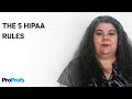 UNDERSTANDING THE 5 HIPAA RULES | PRIVACY, SECURITY & COMPLIANCE | ..